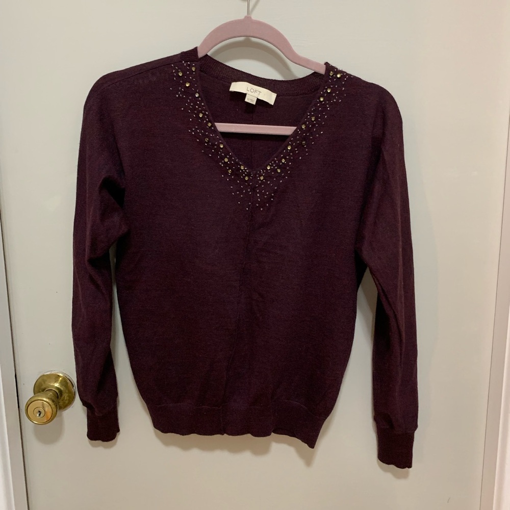 Loft Embelished sweater